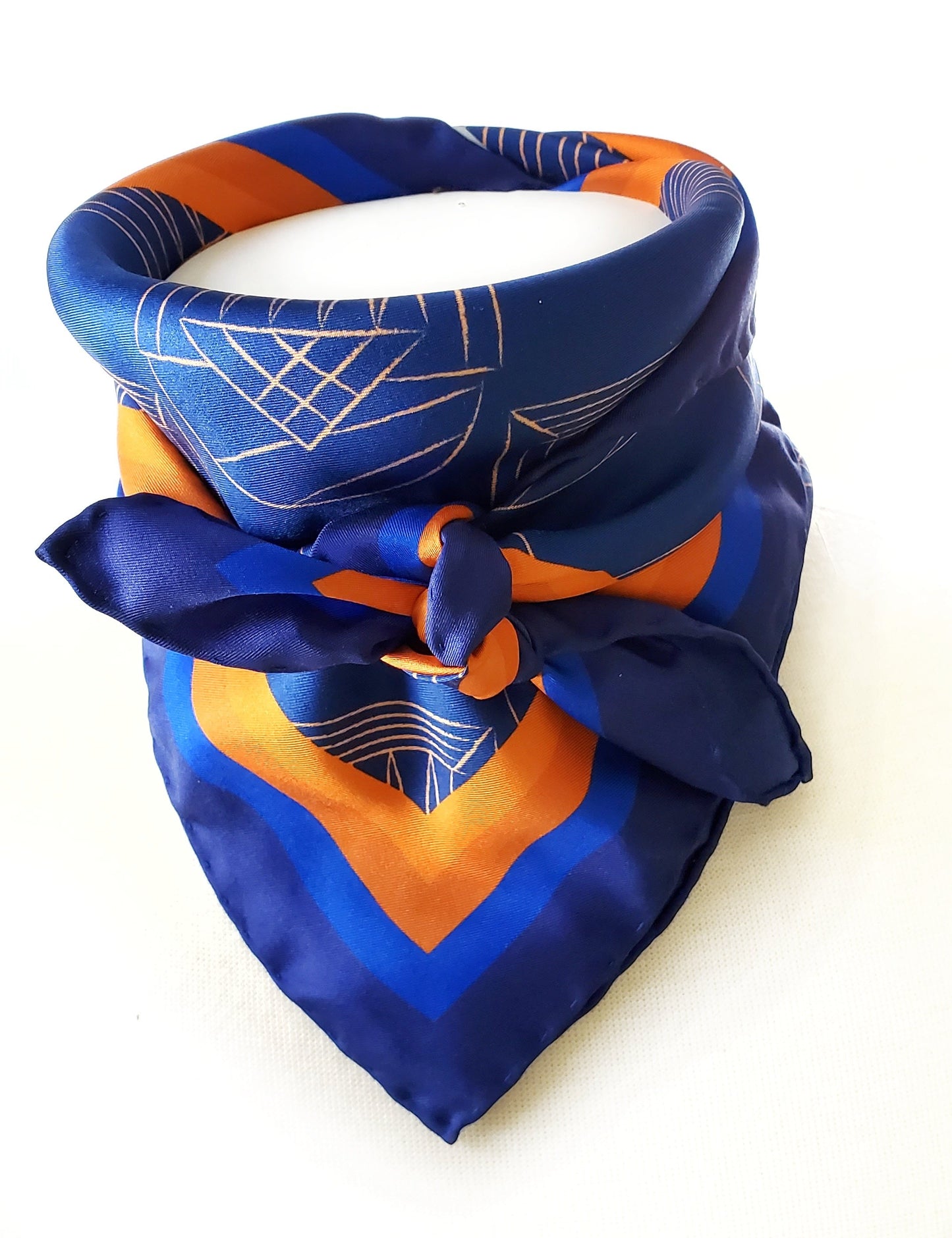 The Rotunda UVA Italian Silk Scarf - X Of Pentacles