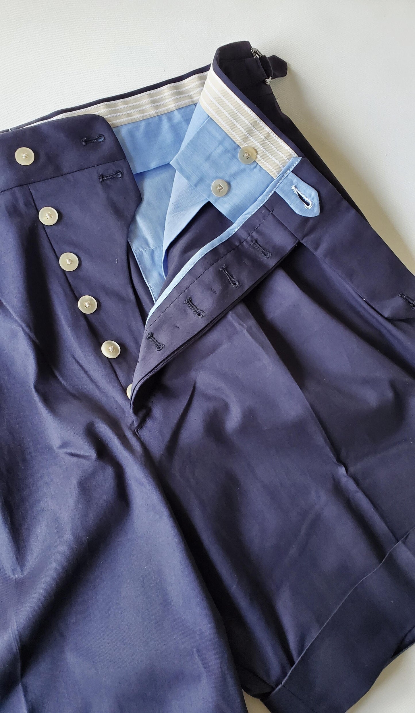 High Waisted Shorts - Cotton Twill - X Of Pentacles