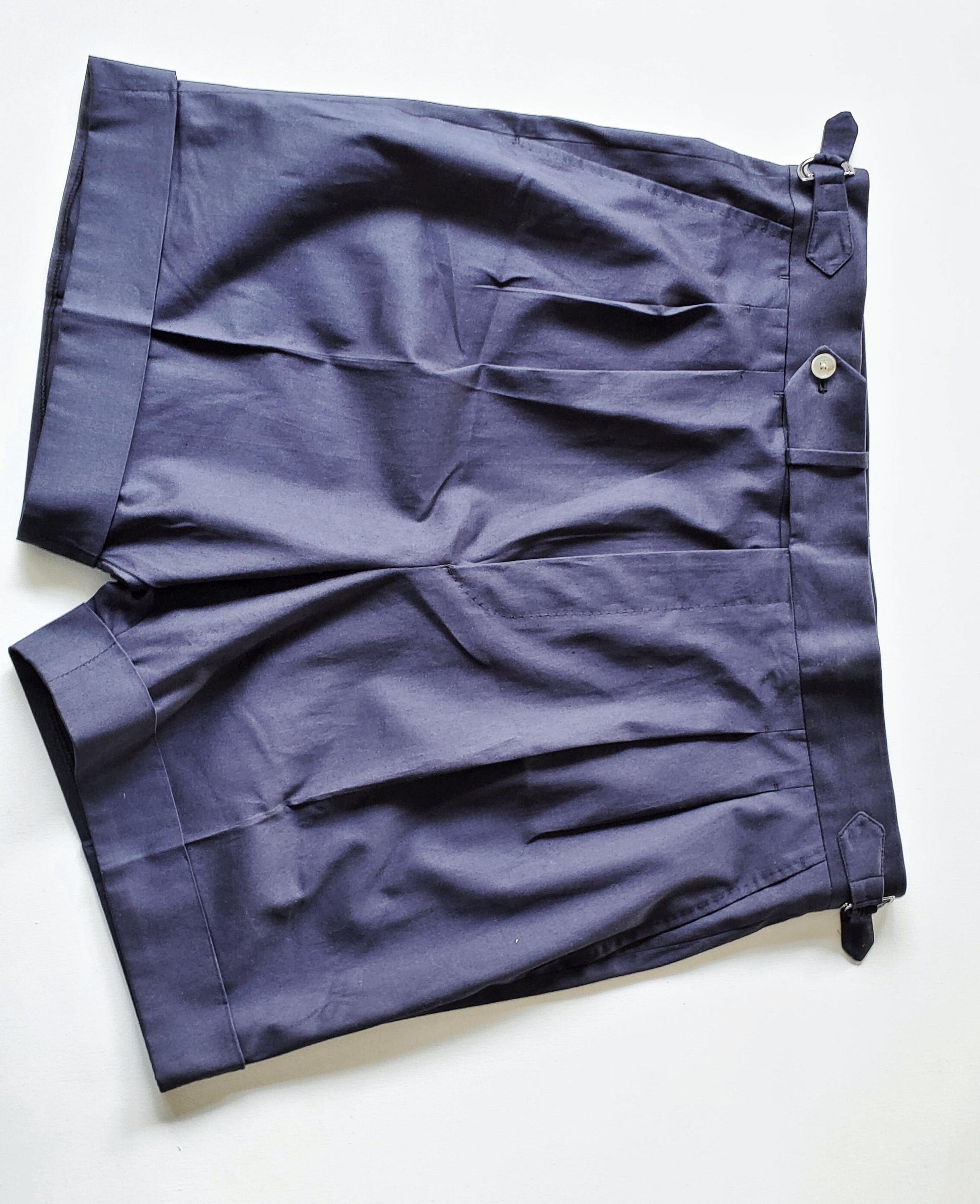 High Waisted Shorts - Cotton Panama - X Of Pentacles