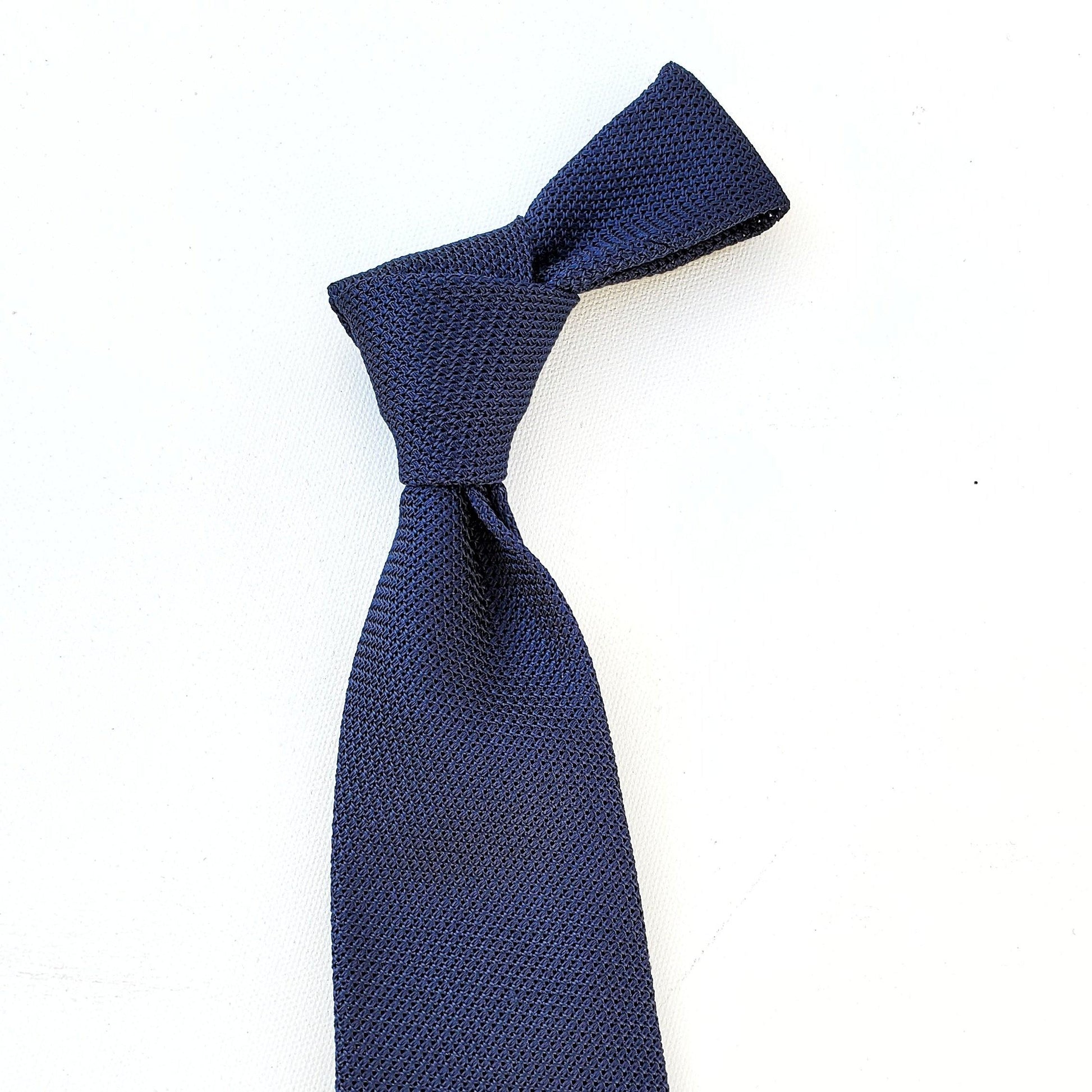 Navy Blue Classic Necktie - X Of Pentacles