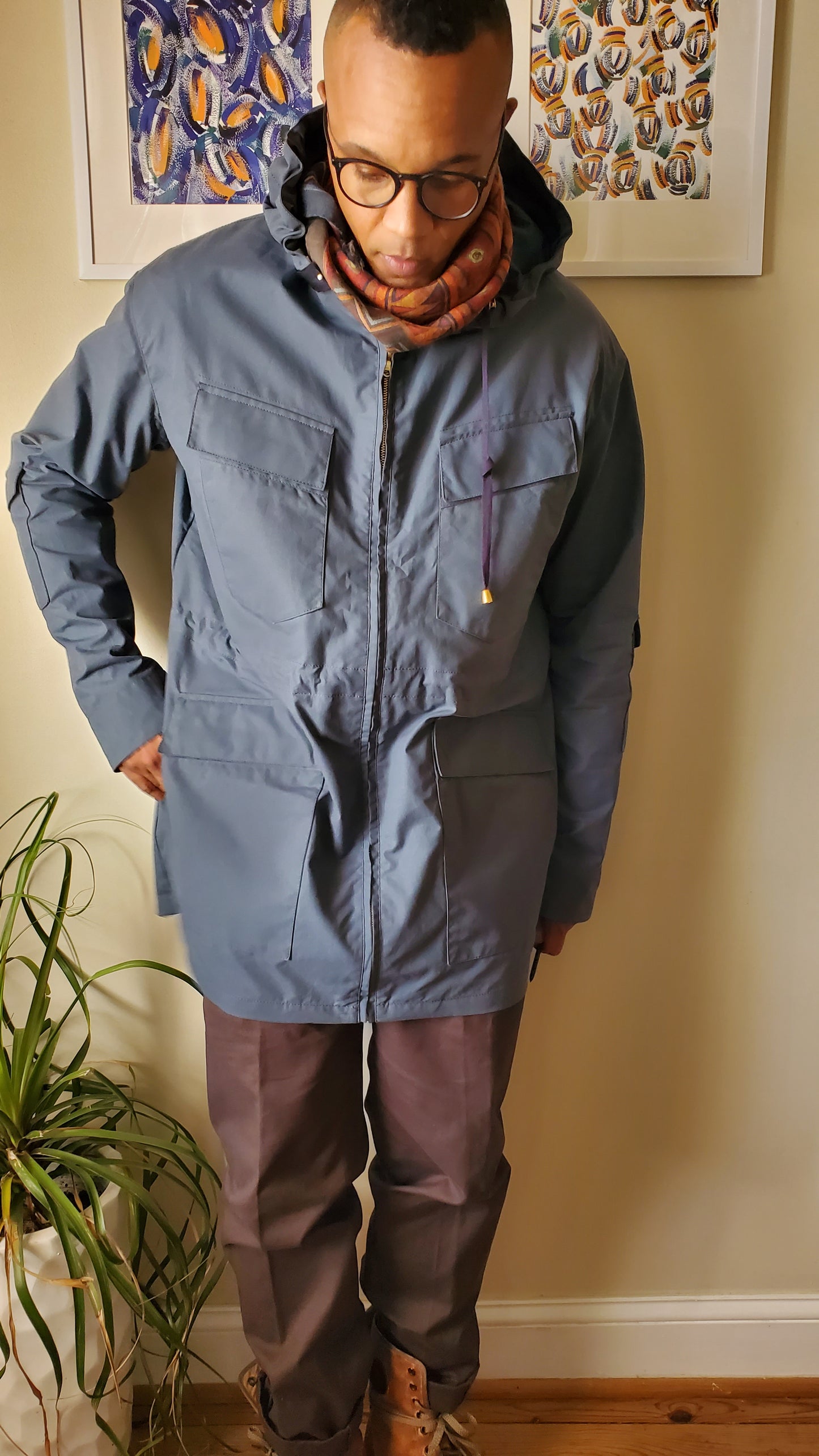 PRE-ORDER Waxed Cotton Rain Parka