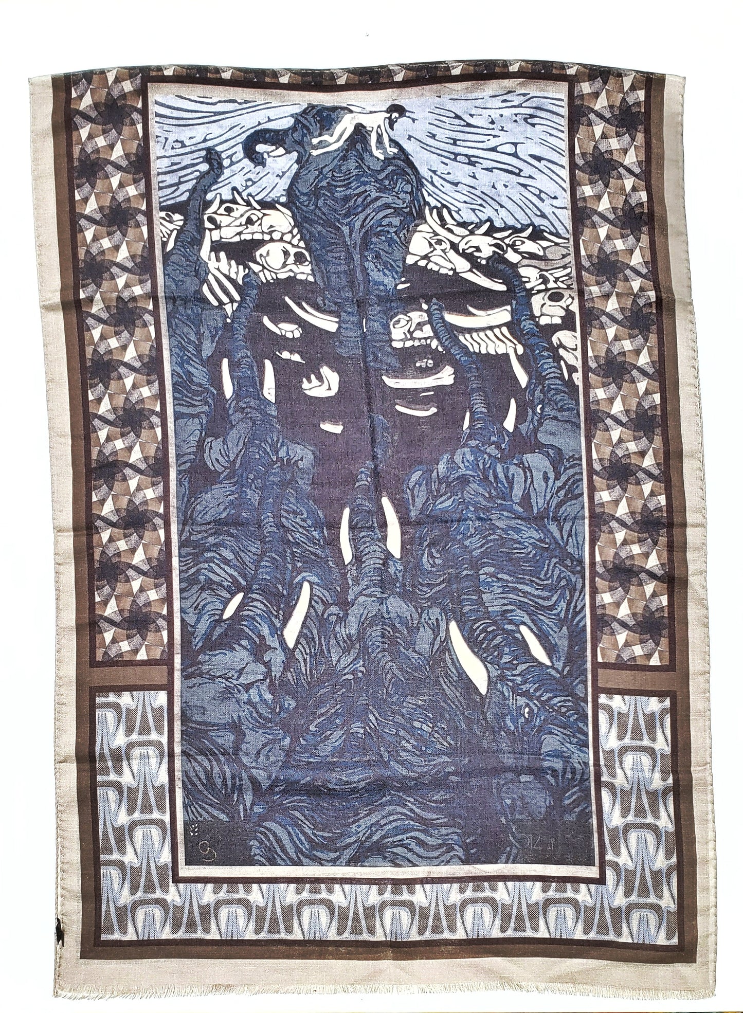 NMWA Nouveau Nights Scarves - X Of Pentacles