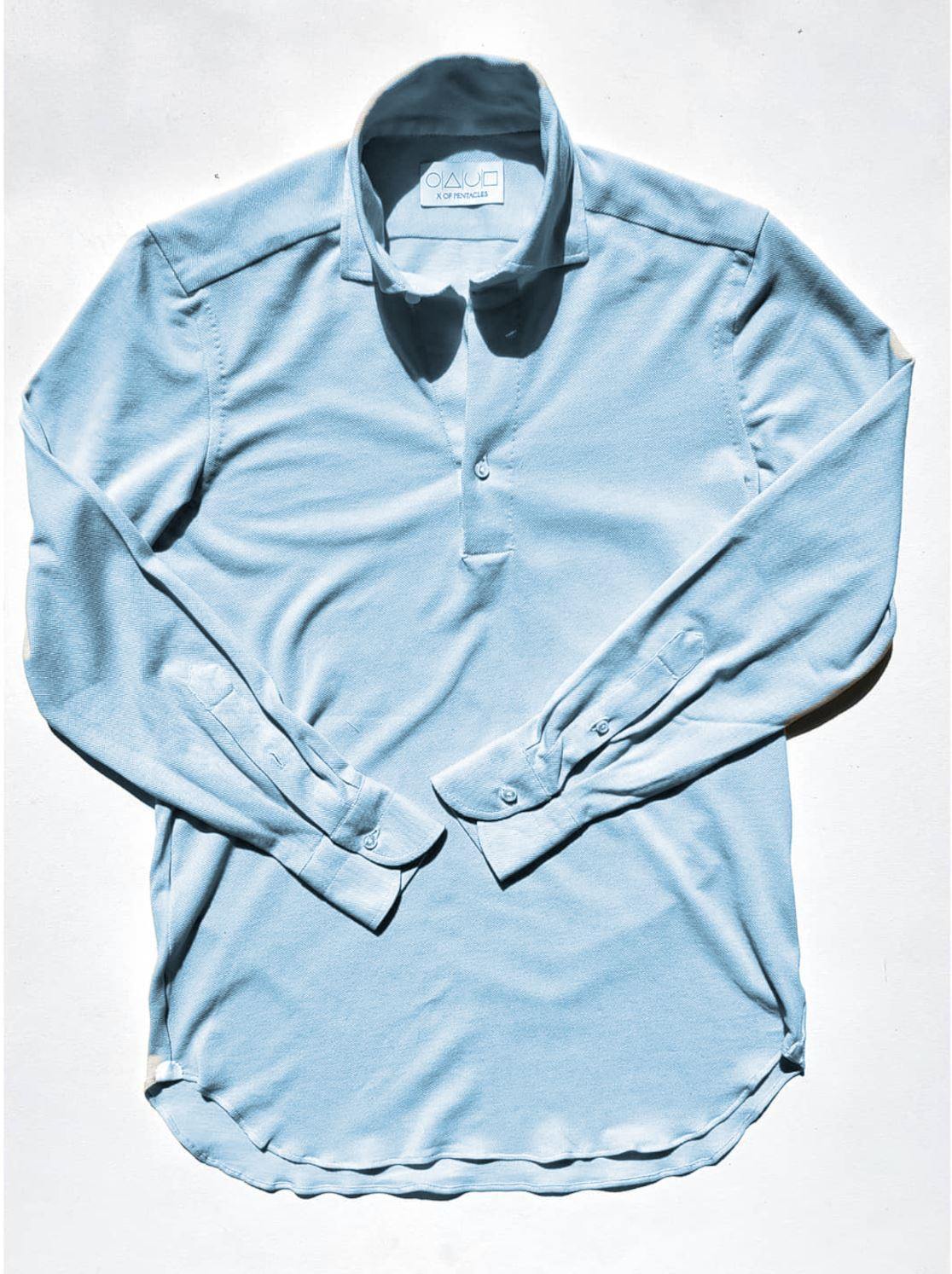 Graham Polo Shirt - Long Sleeve - X Of Pentacles
