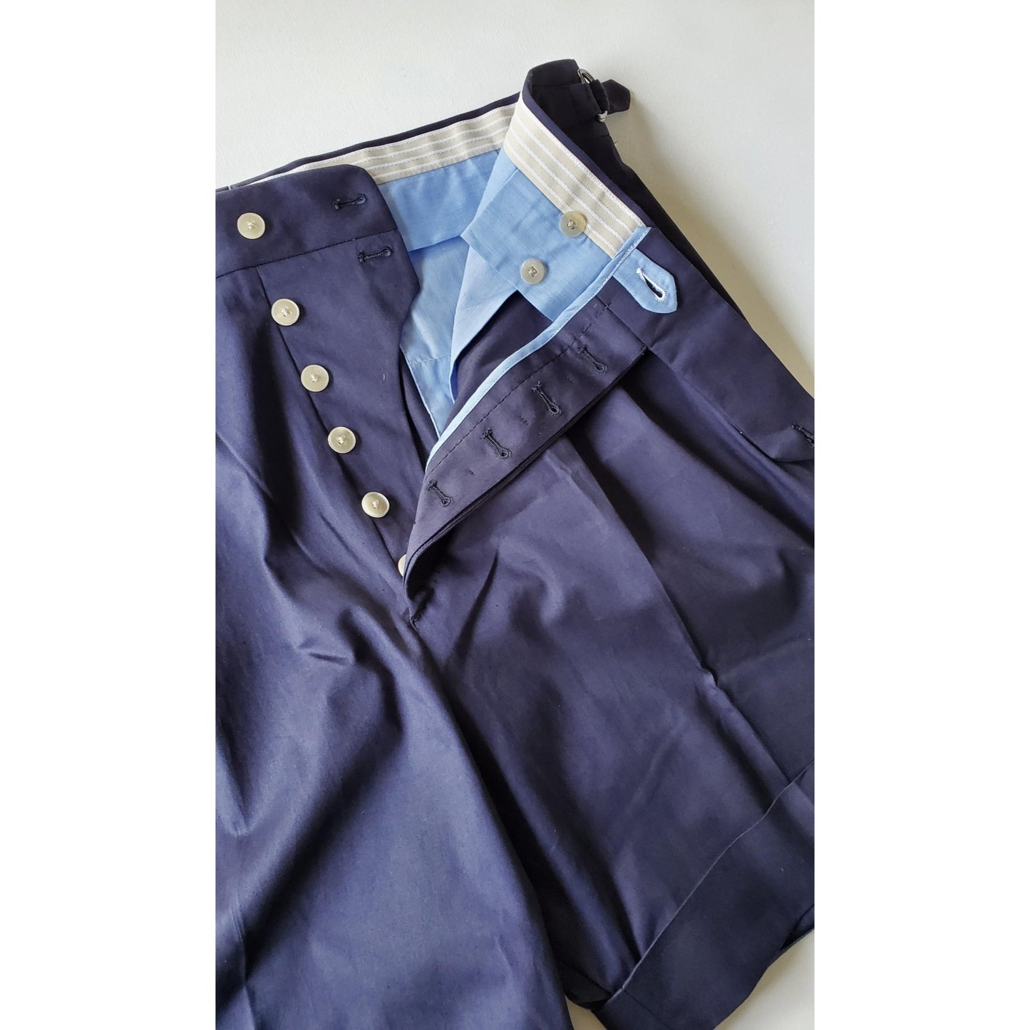 High Waisted Shorts - Cotton Panama - X Of Pentacles