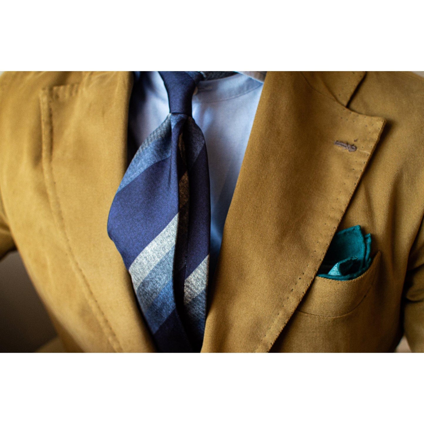 Gold Cotton Corduroy Suit