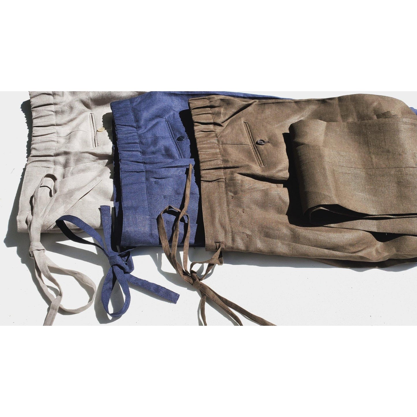 Linen Lounge Trousers - X Of Pentacles