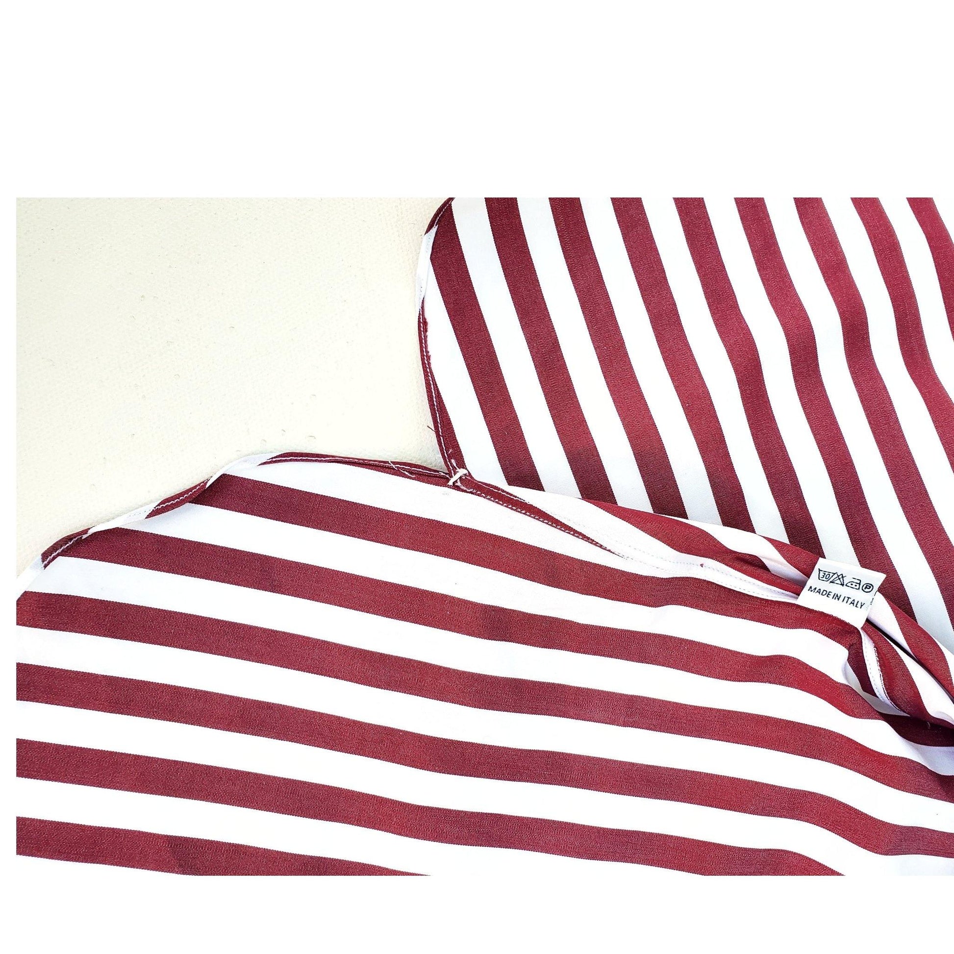 X of Pentacles Striped Cotton Capri Collar Shirt