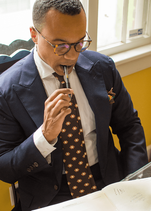 Chocolate Brown Silk Tie - Retro Tie - X Of Pentacles