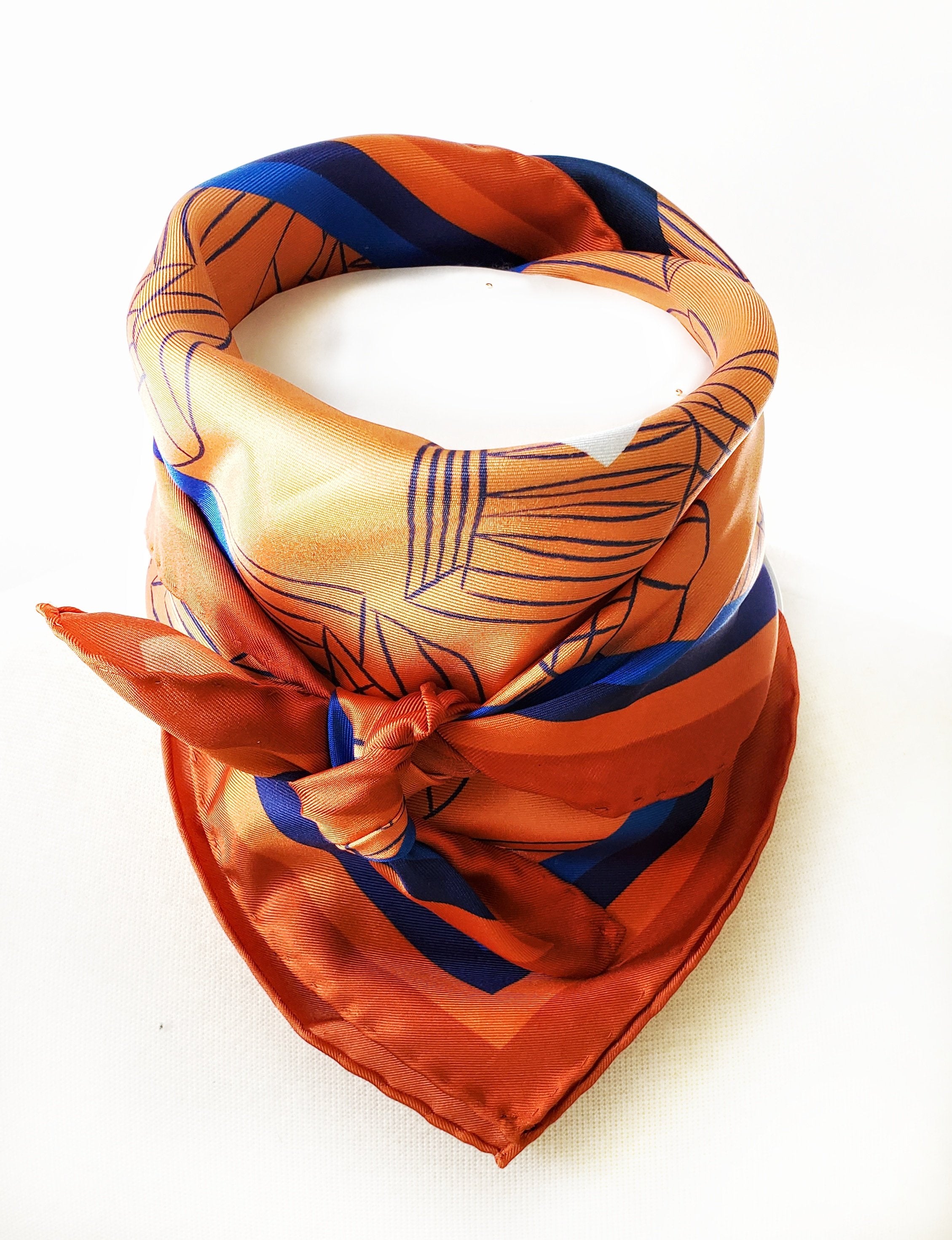 Copper cashmere popular silk scarf