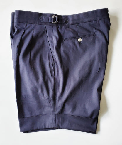 High Waisted Shorts - Cotton Twill - X Of Pentacles