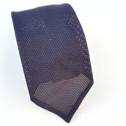 Dark Navy Blue Untipped Tie - X Of Pentacles