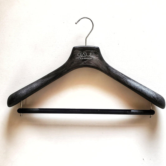 Luxury Suit Hanger  Black - X Of Pentacles