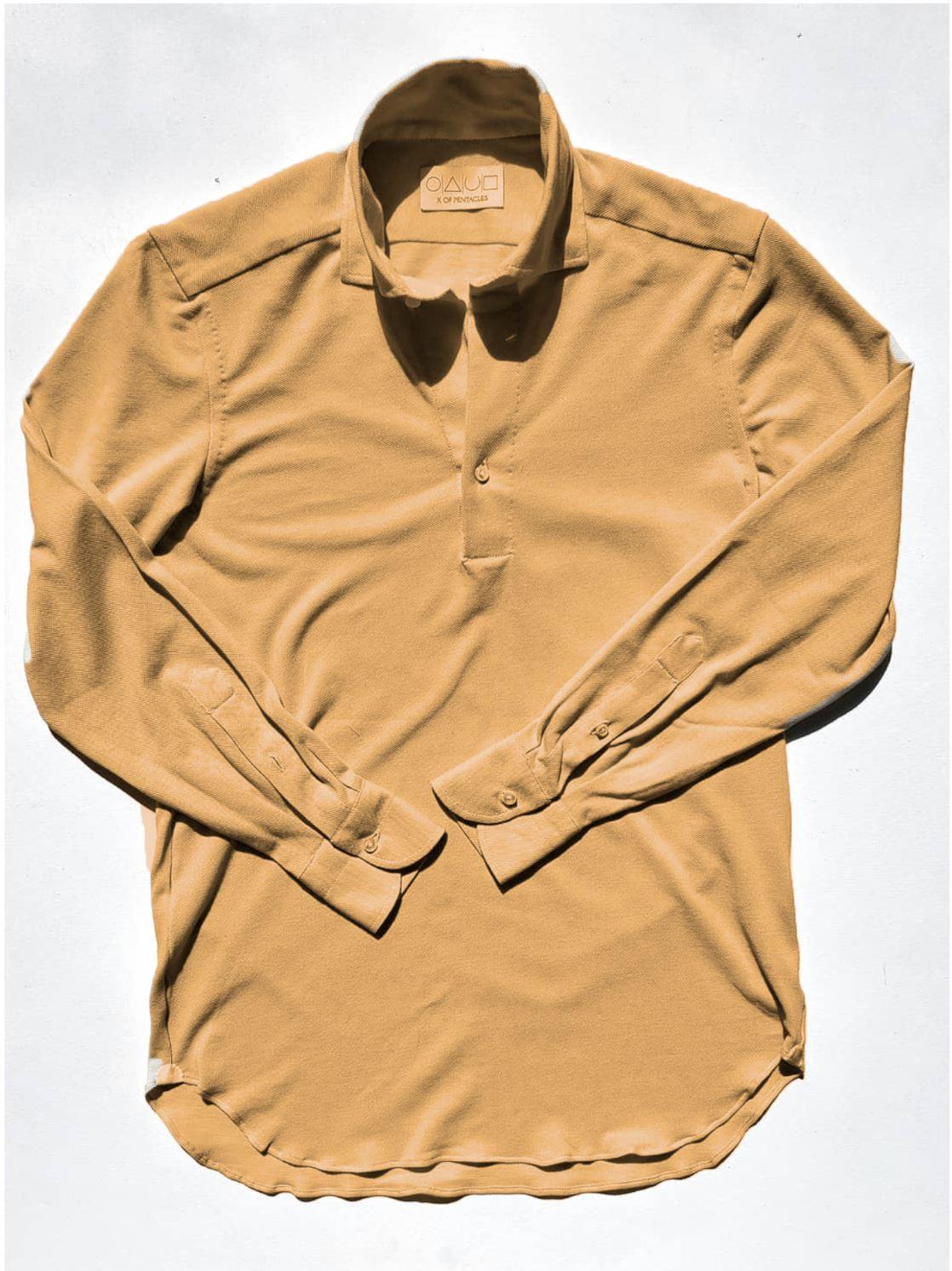Graham Polo Shirt - Long Sleeve - X Of Pentacles