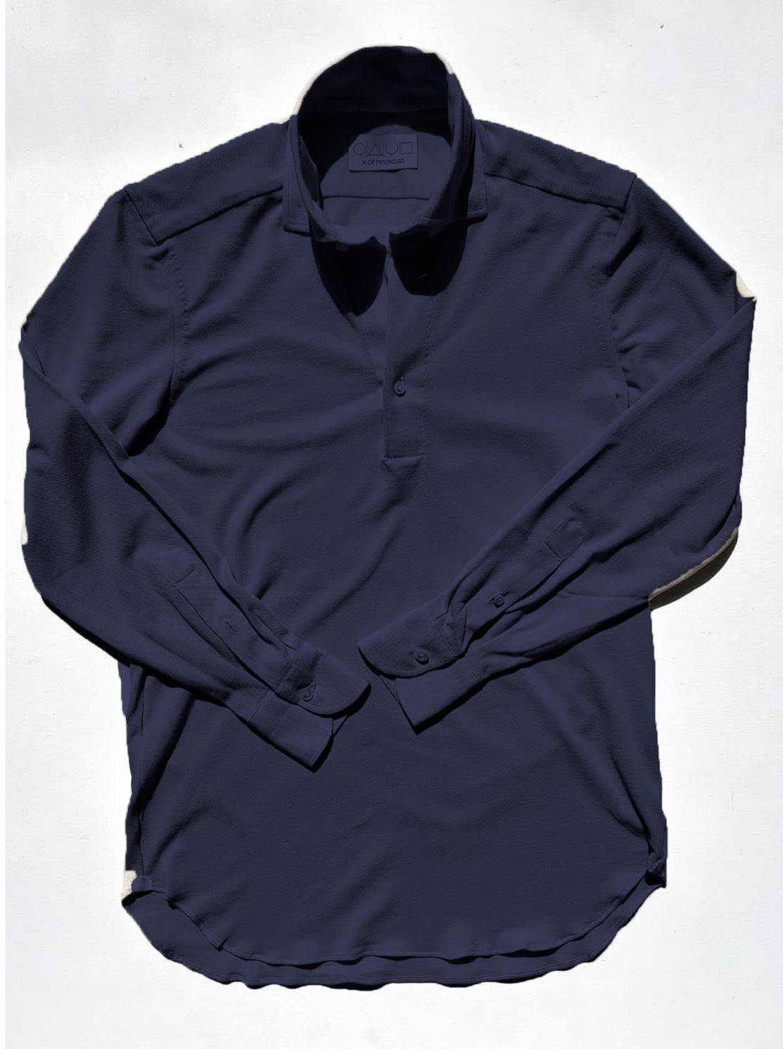 Graham Polo Shirt - Long Sleeve - X Of Pentacles