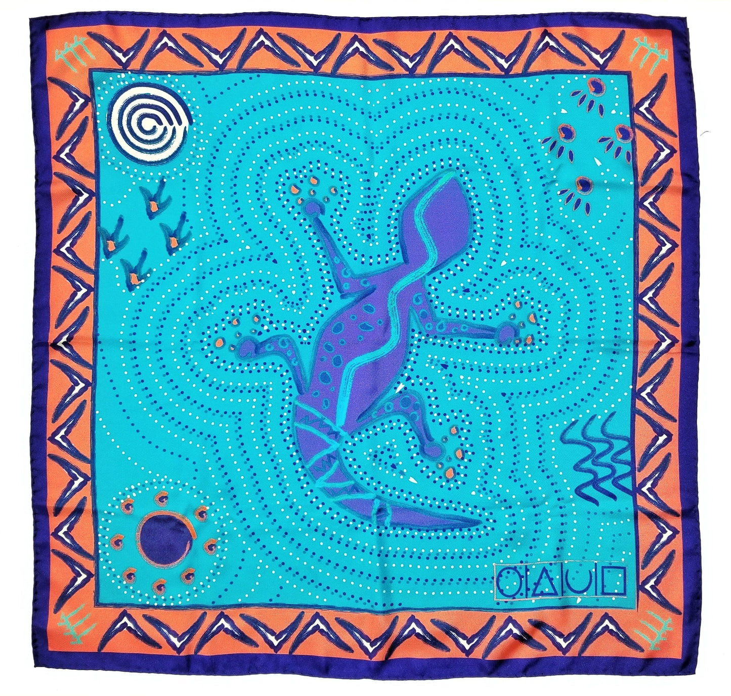 xofpentacles-aussie-bush-print-teal-silk-carre-scarf