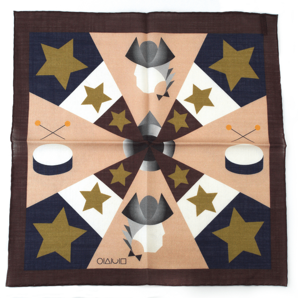 Colonial Cannon Blast Suit Handkerchief - X Of Pentacles